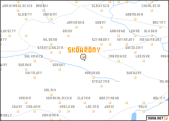 map of Skowrony