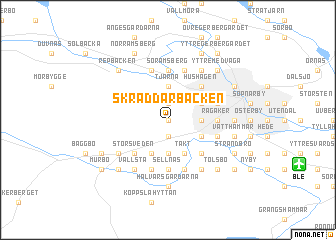 map of Skräddarbacken