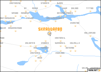 map of Skräddarbo