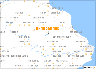 map of Skräddaröd