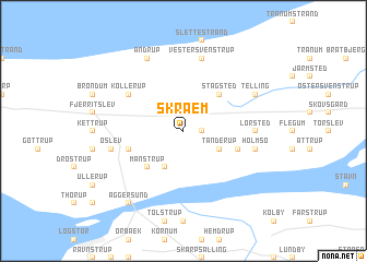 map of Skræm