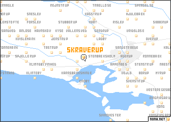 map of Skraverup