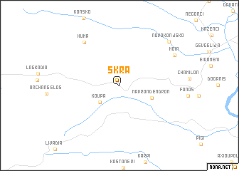 map of Skrá