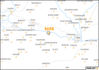 map of Skra