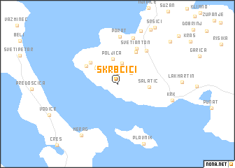 map of Skrbčići