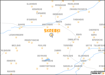 map of Skrebki