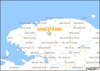 map of Skredtorpe