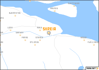 map of Skreia