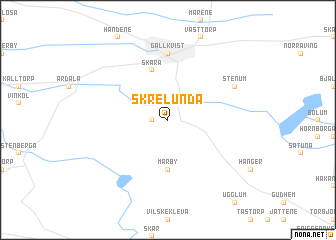 map of Skrelunda