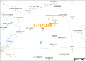 map of Skreplëvo