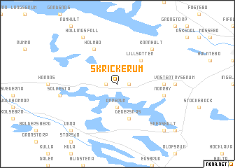 map of Skrickerum