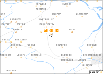 map of Skriniki