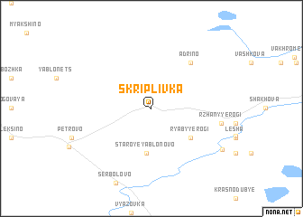 map of Skriplivka