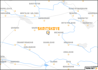 map of Skritskoye