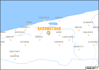 map of Skrobotowo