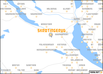 map of Skrötingerud