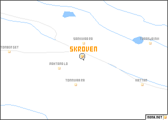 map of Skröven