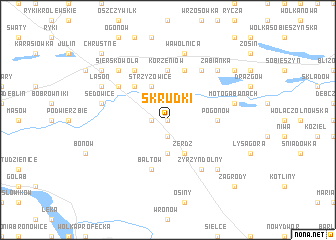 map of Skrudki