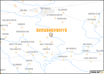 map of Skrushevskiye