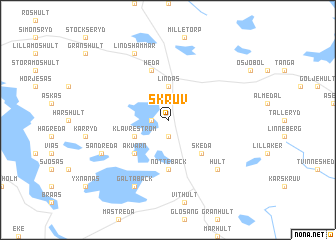 map of Skruv