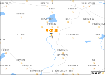 map of Skruv