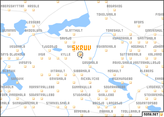 map of Skruv