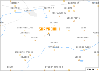 map of Skryabinki