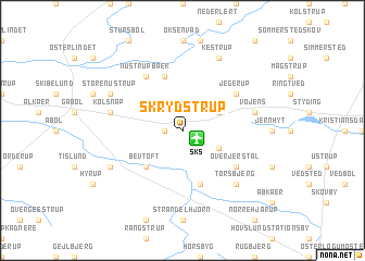 map of Skrydstrup