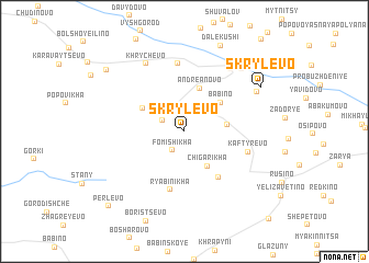 map of Skrylëvo