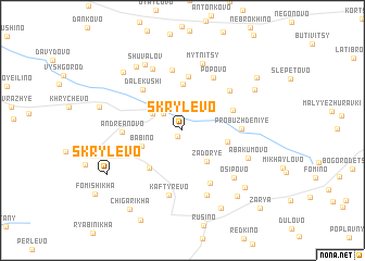 map of Skrylëvo