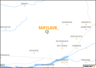 map of Skrylëvo