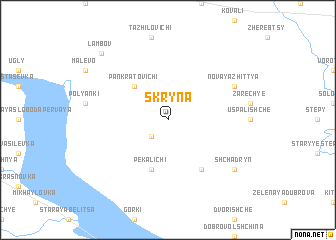 map of Skryna