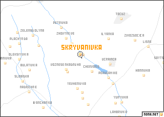 map of Skryvanivka