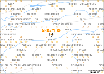 map of Skrzynka