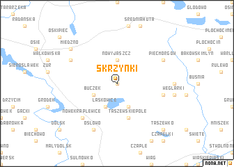 map of Skrzynki
