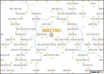 map of Skrzynki