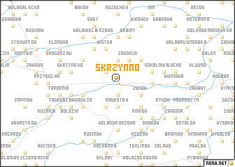 map of Skrzynno