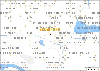 map of Skubianka