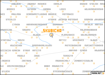 map of Skubicha