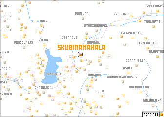 map of Skubina Mahala