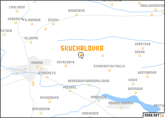 map of Skuchalovka