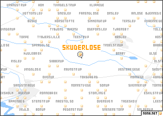 map of Skuderløse