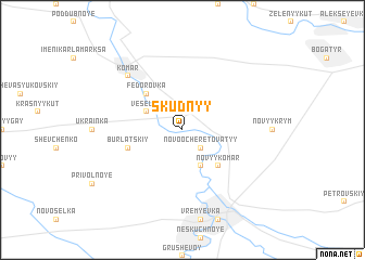 map of Skudnyy
