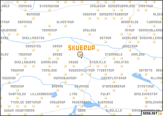 map of Skuerup