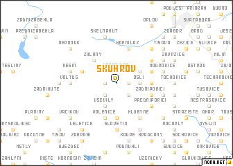 map of Skuhrov