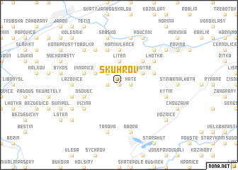 map of Skuhrov