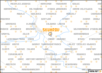 map of Skuhrov