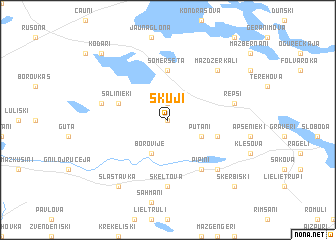 map of Skuji