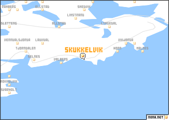 map of Skukkelvik