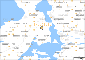 map of Skuldelev